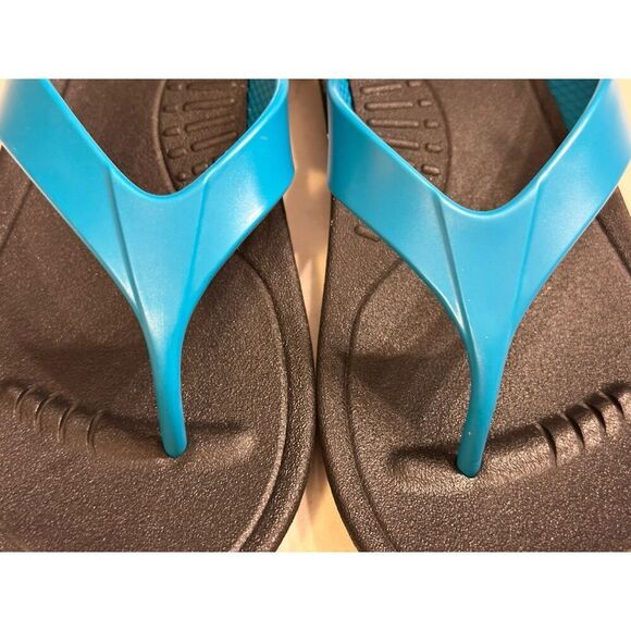 OKABASH Flip-Flop Orthopedic Sandal Turquoise Large Size 9.5-10.5 Womens QK Ship - Picture 4 of 13